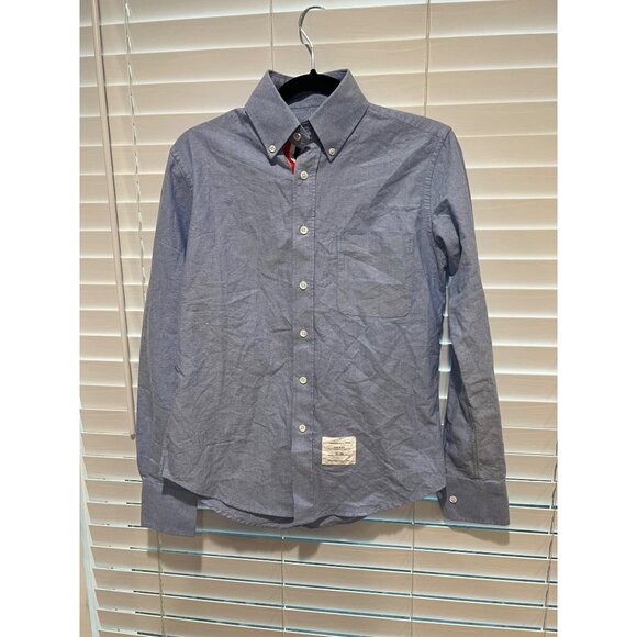Thom Browne Oxford Made in USA Long Sleeve Button Up Shirt - Size 1 (Small) - Picture 1 of 7